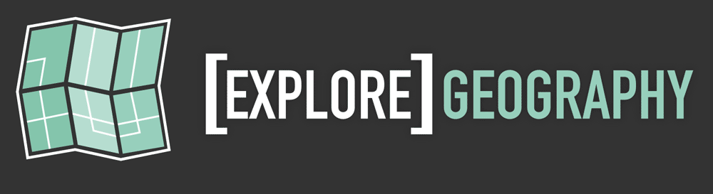 Explore Geography logo by Geoff Muskett